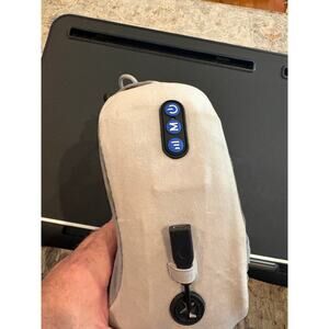 Xswqdlq Electric Neck Massager Travel Pillow Heated Memory Foam Neck Support